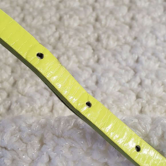 Old Navy Mini Belt: Neon Yellow - Picture 3 of 7